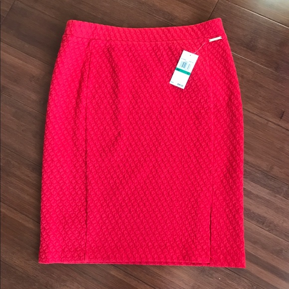 michael kors skirts red